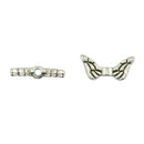 100 Piece Alloy Angel Wings Shape Pendants Charms for Jewelry Making Craft