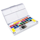 Watercolor Paints Set 24 Colors Painting Art Artists Kit With Brushes Palette
