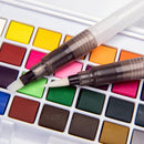 Watercolor Paints Set 24 Colors Painting Art Artists Kit With Brushes Palette