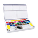 Watercolor Paints Set 24 Colors Painting Art Artists Kit With Brushes Palette