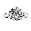 5 Piece Bracelet Necklace Flower Clasp Hook Connector for DIY Fashion Jewelry