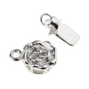 5 Piece Bracelet Necklace Flower Clasp Hook Connector for DIY Fashion Jewelry