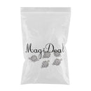 5 Sets Double Side Hollow Filigree Flower Pinch Push Box Clasps 14x8x3mm Vintage Silver Buckle Bracelet Ends Clasps DIY Jewelry Making Necklace Findings Accessories