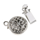 5 Pieces White K Plated Box Clasps Filigree Charms Switch Beads Beads 1.5 x 1 x 0.3 cm Jewelry Connectors for Valentine Craft Bracelet Findings Jewelry Craft Making