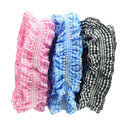 3 Yards Elastic Gingham Double Frill RIBBON Plaid Trim 25mm/1'' Wide for Handmade Baby Girl Teen Women, Ponytail Holder, Hair Elastics, Ribbon Hair Ties, Hairband, Headband