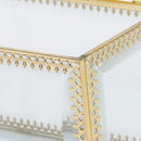 Rectangular Glass Metal Geometric Terrarium Plant Flower Pot Jewelry Boxes Home Art Table Vase