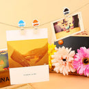 10 Pieces Mustache Wooden Craft Pegs Wedding Party Photo Paper Spring Clips 35mm