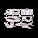 1 Set Travel Accs Cutting Dies Stencil for Scrapbook Album Paper Embossing Tool