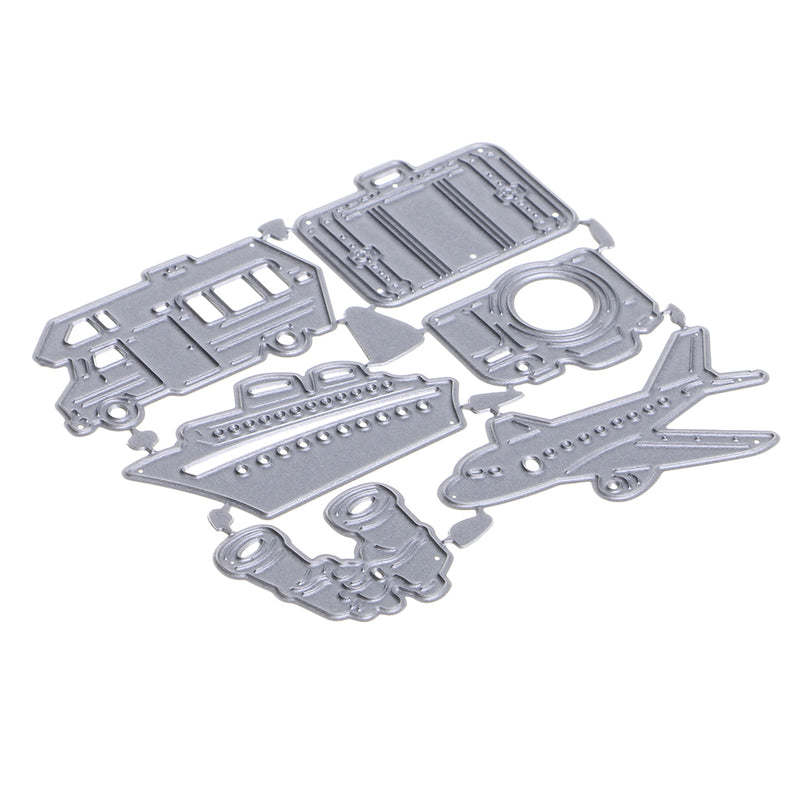 1 Set Travel Accs Cutting Dies Stencil for Scrapbook Album Paper Embossing Tool