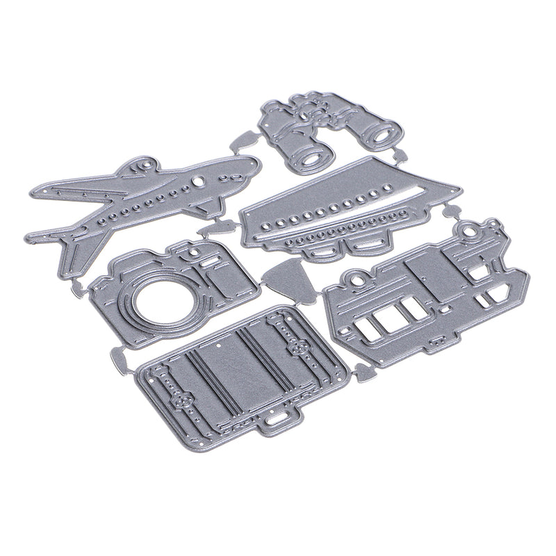1 Set Travel Accs Cutting Dies Stencil for Scrapbook Album Paper Embossing Tool