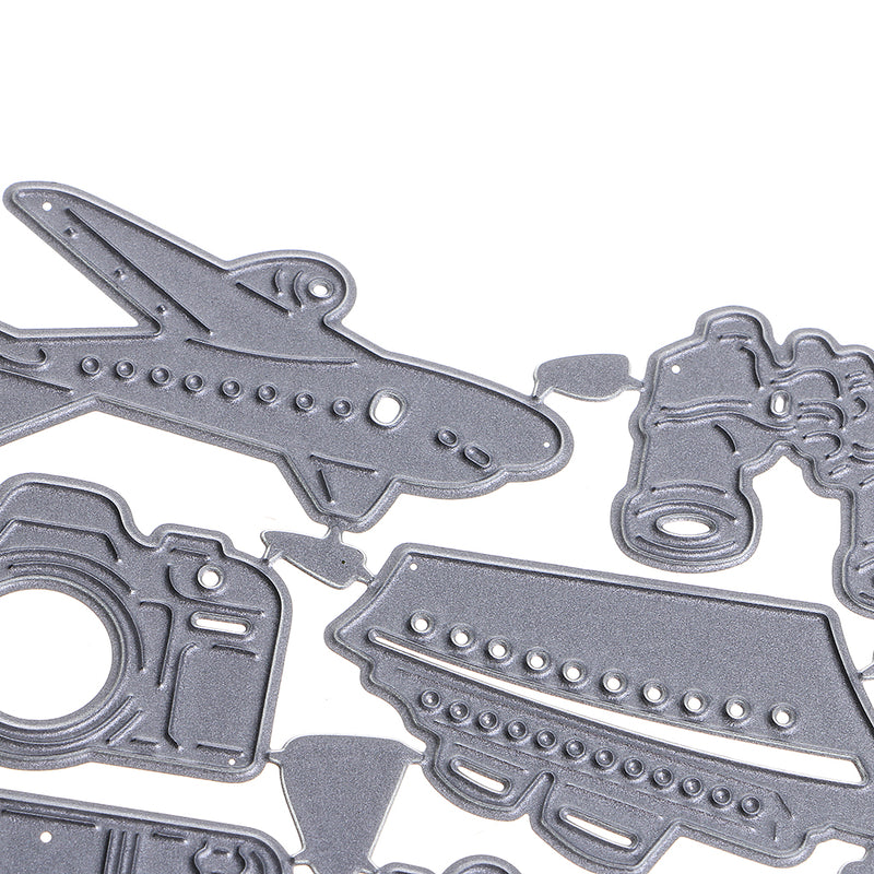 1 Set Travel Accs Cutting Dies Stencil for Scrapbook Album Paper Embossing Tool