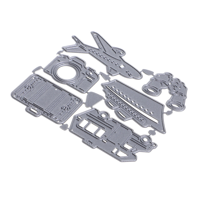 1 Set Travel Accs Cutting Dies Stencil for Scrapbook Album Paper Embossing Tool