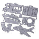 1 Set Travel Accs Cutting Dies Stencil for Scrapbook Album Paper Embossing Tool