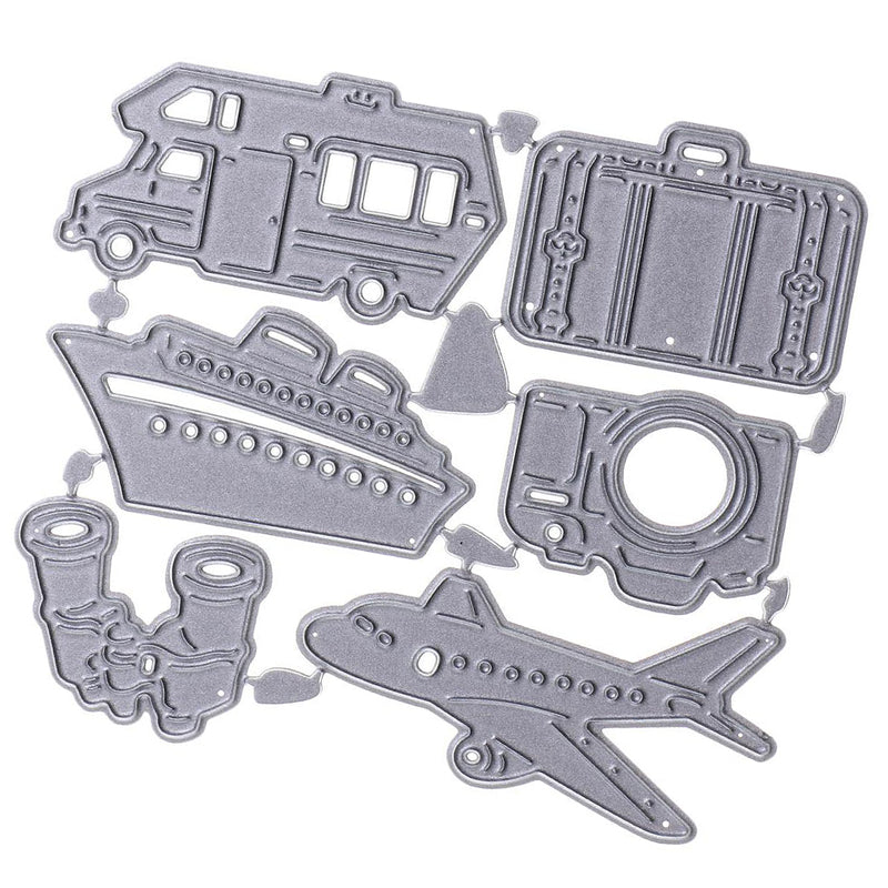 1 Set Travel Accs Cutting Dies Stencil for Scrapbook Album Paper Embossing Tool