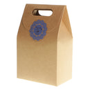 10 Pieces Blank Kraft Paper Gift Box Bag Soap Candy Bakery Cake Biscuits Packaging Bag