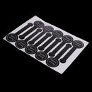 20 Sheets Sealing Sticker - Black Lollipop Sealing Sticker Â– Hand Made Sticker/Hand Made Adhesive Label for Hand Made Products