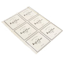 10 Sheets Perfect Time Printed Gift Bag Box Packaging Label Stickers Beige for Decoration