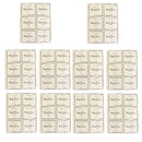 10 Sheets Perfect Time Printed Gift Bag Box Packaging Label Stickers Beige for Decoration