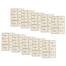 10 Sheets Perfect Time Printed Gift Bag Box Packaging Label Stickers Beige for Decoration