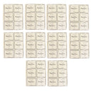 10 Sheets Perfect Time Printed Gift Bag Box Packaging Label Stickers Beige for Decoration