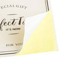 10 Sheets Perfect Time Printed Gift Bag Box Packaging Label Stickers Beige for Decoration