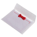 10 Piece Mini Birthday Card Wedding Invitation Thanks Greeting Card with Bowknot Random Color