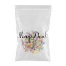 200 Pieces Mixed Colors Glass Beads Loose Bead for DIY Jewelry Beads Accessories 8 mm