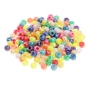 200 Pieces Mixed Colors Glass Beads Loose Bead for DIY Jewelry Beads Accessories 8 mm