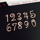 1Set Numbers Dies Cutting Die Stencil for DIY Scrapbooking Card Making Craft
