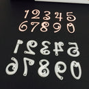 1Set Numbers Dies Cutting Die Stencil for DIY Scrapbooking Card Making Craft