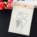 DIY Ice Cream Cutting Dies Stencil Template for Photo Album Embossing Scrapbook Paper Craft Card Making