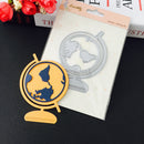 DIY Tellurion Metal Scrapbooking Cutting Dies - Embossing Stencil and Template for Kid's Creative Arts Crafts Supplies, Card Supplies, Home Office Ornaments, Desk Decor