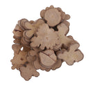 20 Pieces Natural Rustic Wood Slices Irregular Wood Shapes Slabs 35mm Rustic Tree Bark Slice for Outdoor Country Wedding Table Centerpiece