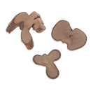 20 Pieces Natural Rustic Wood Slices Irregular Wood Shapes Slabs 35mm Rustic Tree Bark Slice for Outdoor Country Wedding Table Centerpiece