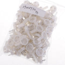 100 Pieces Heavy Duty Plastic Hard Wall Hooks Photo Picture Frame Hanging Hooks