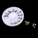 3D Nail Art Tip Rhinestone Decoation Shiny Your Nail Glitter Multidimensional Iridescence AB Color Bright Manicure Tips Tools Multi Use for Phone Case/Shoes/Bag/Scrapbook/Card