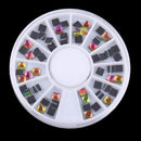 3D Nail Art Tip Rhinestone Decoation Shiny Your Nail Glitter Multidimensional Iridescence AB Color Bright Manicure Tips Tools Multi Use for Phone Case/Shoes/Bag/Scrapbook/Card