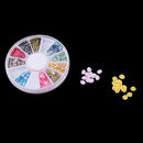 A Box of 12 Styles Flatback Acrylic Nail Art Embellishments for Decoration Scrapbooking