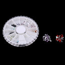 12Colors Nail Art Flatback Pearls Decor Beads DIY Scrapbooking Crafts Supply