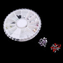 12Colors Nail Art Flatback Pearls Decor Beads DIY Scrapbooking Crafts Supply