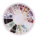 12Colors Nail Art Flatback Pearls Decor Beads DIY Scrapbooking Crafts Supply