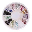 12Colors Nail Art Flatback Pearls Decor Beads DIY Scrapbooking Crafts Supply