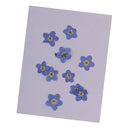 10 Piece Pressed Real Dried Flowers Forget Me Not for Resin Ornament Jewelry Making