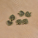 50 Piece Alloy Hollow Heart Shape Pendants Charms for Jewelry Making Accessories