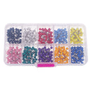 A Box of 500 Pieces Round Beads Head Push Pins Office Drawing Pins Map Mark Thumbtacks