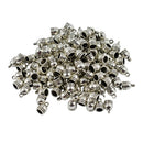 100 Pieces Bell Shape Cord End Caps Stopper Findings for DIY Bracelet Necklace Jewelry 5mm