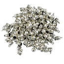 100 Pieces Bell Shape Cord End Caps Stopper Findings for DIY Bracelet Necklace Jewelry 5mm