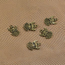 50 Piece Alloy Hollow Angel Shape Pendants Charms for Jewelry Making Accessories