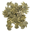 50 Piece Alloy Hollow Angel Shape Pendants Charms for Jewelry Making Accessories