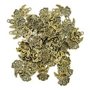 50 Piece Alloy Hollow Angel Shape Pendants Charms for Jewelry Making Accessories
